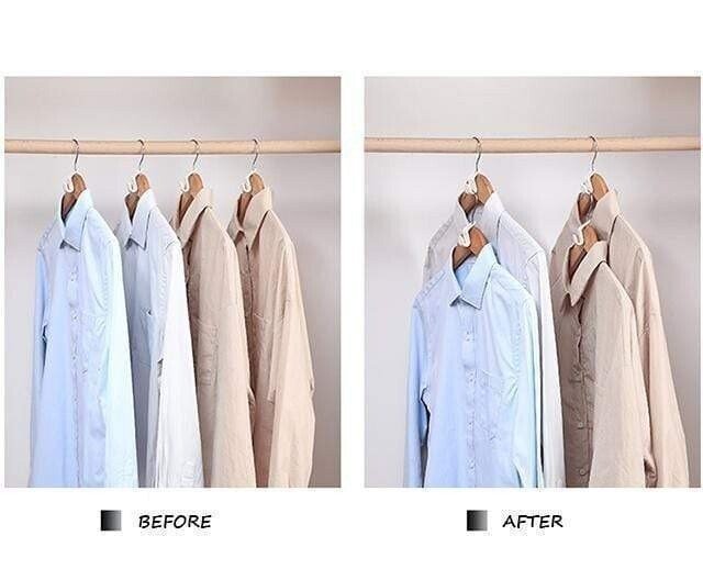 (SUMMER HOT SALE) Space-Saving Clothes Hanger Connector Hooks